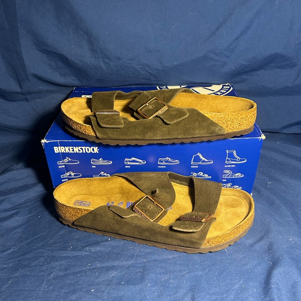 Birkenstock- Arizona BS, Mocha, Suede Leather, women